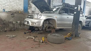 Reparación MECÁNICA Urgente para Seguir con el Viaje. Toyota Hilux surf 1KD