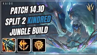 [Rank 1 Kindred] First Impressions of Split 2 Patch 14.10 Items Guide for Kindred Jungle | Kaido