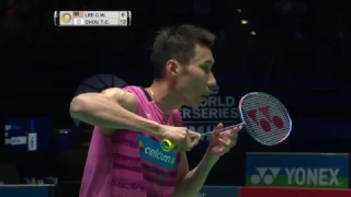 Yonex All England Open 2017 | Badminton SF M2-MS | Lee Chong Wei vs Chou Tien Chen