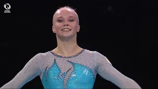 Angelina MELNIKOVA (RUS) - 2021 European silver medallist, floor