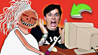 БАБКА АЛКА ПРИШЛА КО МНЕ В ГОСТИ!😱 @ugly.animation