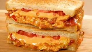 番茄滑蛋三明治 Tomato Scrambled Egg Sandwich