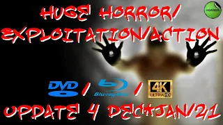 Huge Horror/Exploitation/Action DVD/BluRay/4K Update 4 Dec-Jan/21