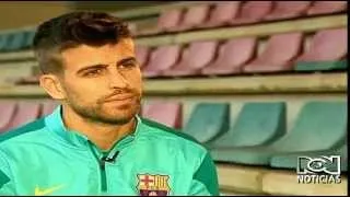 Gerard Piqué habla de Shakira en RCN