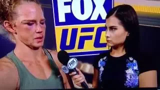 Holly Holm Post Fight Interview