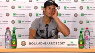 Rafael Nadal Press conference / SF RG 2017