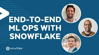 Live: End-to-End ML Ops in Snowflake