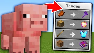 Minecraft, But All Mobs Trade OP Items...