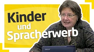 Was brauchen Kinder zum Spracherwerb?