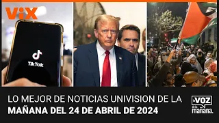 Lo mejor de Noticias Univision de la mañana | miércoles 24 de abril de 2024