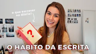 você deveria começar a escrever um diário hoje