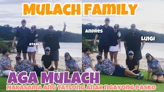 AGA MUHLACH NAPAKASAYA NG PASKO NAKASAMA ANG TATLONG ANAK NA SINA LUIGI ATASHA AT ANDRES MULACH