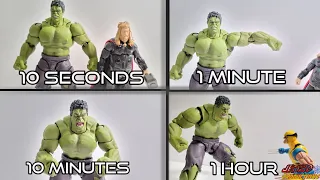 Speed Challenge: Marvel Stop Motion ( 10 Second, 1 Min, 10 Min and 1 Hour ) challange!!