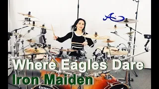 Iron Maiden - Where Eagles Dare drum cover by Ami Kim (#72)