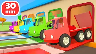 Tow trucks for kids. Car cartoons for kids. Full episodes of Helper Cars cartoon for kids.