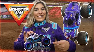 Monster Mutt Dalmatian Galaxy | Monster Jam Drivers Vs Toys - Action Toy Videos for Kids