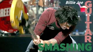 Green Day -Billie Joe Smashes Guitar iHeartRadio Music Festival 2012 #Shorts