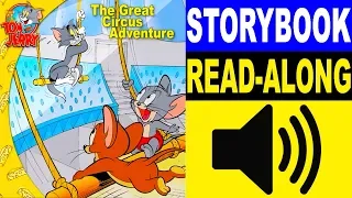 Tom and Jerry Read Along Storybook, Read Aloud Story Books, The Great Circus Adventure