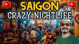 Crazy Nightlife at Saigon | Bui vien walking street | Ho chi minh city nightlife Vietnam