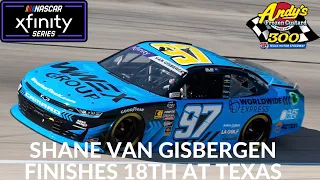 Shane Van Gisbergen Finishes 18th At Texas