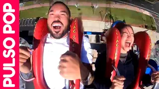 NATTI NATASHA y RAPHY PINA por primera vez en el Slingshot 😬🤣 (VIDEO COMPLETO)