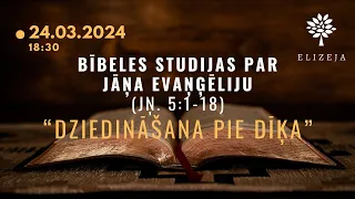 Bībeles studijas Elizejā par Jāņa evaņģēliju – "DZIEDINĀŠANA PIE DĪĶA" (JŅ. 5:1-18)