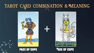 Page of Cups & Ace of Cups 💡TAROT CARD COMBINATION AND MEANING