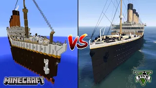 MINECRAFT TITANIC VS GTA 5 TITANIC - WHICH IS BEST?