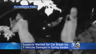 3 Suspects Wanted For Car Break-Ins In Spring Garden