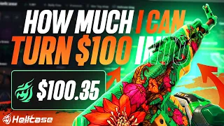 I TURN $100 INTO Hellcase?? Part 2