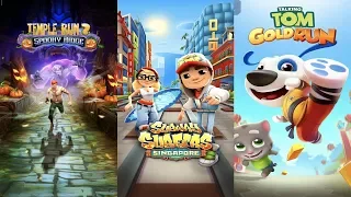 iGameBox👨‍🚒🤪🤪🤪Subway Surfers Singapore 2019│Temple Run 2 Halloween⎮Talking Tom Gold Run#8