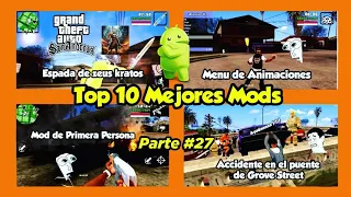 ¡¡Top 10 Mejores Mods Para el GTA San Andreas Android!! Parte #27