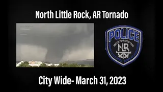 North Little Rock, AR EF3 Tornado Dispatch Audio