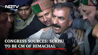 Congress's Sukhvinder Sukhu To Be Named Himachal Chief Minister: Sources