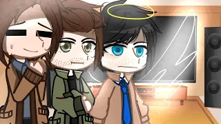 Supernatural react to random videos || Destiel || 1/? ||