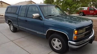 1992 Chevy c1500 (walk around review) MY NEW  $1,300  RIG