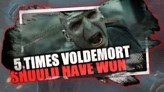 5 WASTED Chances Where Voldemort Could've Won