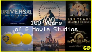 100 Years of 6 Movie Studios