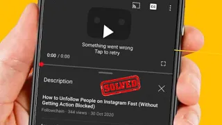 YouTube Something Went Wrong Problem iPhone |YouTube Something Went Wrong Tap to Retry iOS 16 | 2024