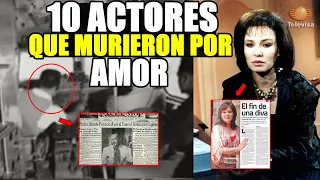 10 FAMOSOS QUE MURIERON POR AMOR