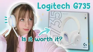 Logitech G735 Headset Unboxing +Review☁️🌸