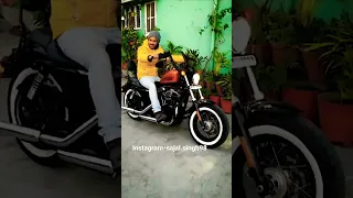 Best Modified Harley Davidson 48 in India !🔥🏍 Guess the exhaust? #harleydavidson #exhaust #viral