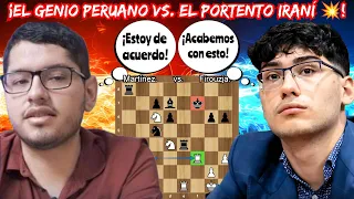 EL GENIO PERUANO VS. EL PORTENTO IRANÍ💥! | Martínez vs. Firouzja | (Torneo de Titulados).