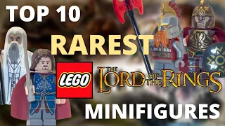 Top Ten RAREST Lego Lord of the Rings and Hobbit Minifigures!