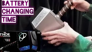 How to change Mjolnir Electronic Hammer | Thor's Hammer