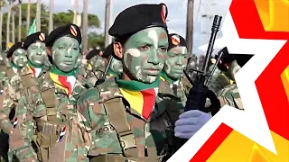 This is makeup! ★ WOMEN'S TROOPS OF THE DOMINICAN CAN ★ #militaryparade #female_troops