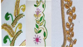 Aari work different types 4 designs// aari work blouse design