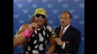 Macho Man Randy Savage Promo on Honky Tonk Man (07-26-1987)