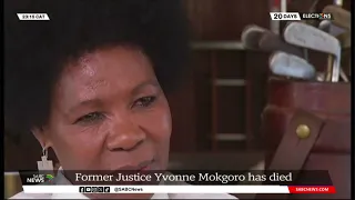 Former Justice Yvonne Mokgoro has died