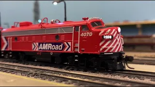 Amroad Silver Streak Departure in N Scale